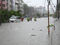 The drum of incessant rainfall woke the people of Dhaka city on Friday as a heavy monsoon shower poured down on the capital.

The rain, wh...