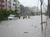 The drum of incessant rainfall woke the people of Dhaka city on Friday as a heavy monsoon shower poured down on the capital.

The rain, wh...