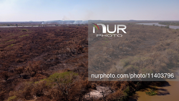 In Corumba, Brazil, on July 3, 2024, experts are saying that the areas most susceptible to the aggressive fires that have been occurring sin...