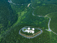 The China Compound Eye Project (Phase I) is taking place in Liangjiang New Area in Chongqing, China, on July 13, 2024. The ''China Compound...