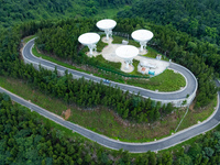 The China Compound Eye Project (Phase I) is taking place in Liangjiang New Area in Chongqing, China, on July 13, 2024. The ''China Compound...