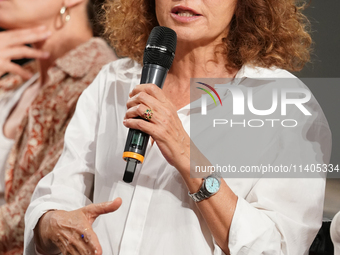 Valeria Golino is attending the 70th Taormina Film Festival in Taormina, Italy, on July 13, 2024. (