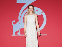 Giusy Buscemi is attending the 70th Taormina Film Festival in Taormina, Italy, on July 13, 2024. (