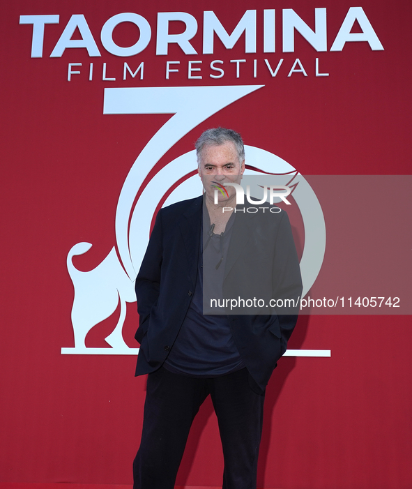 Amos Gitai is attending the 70th Taormina Film Festival in Taormina, Italy, on July 13, 2024. 