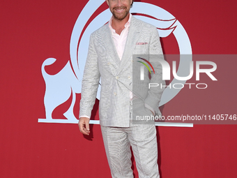 Jan Michelini is attending the 70th Taormina Film Festival in Taormina, Italy, on July 13, 2024. (