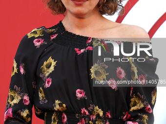 Jasmine Trinca is attending the 70th Taormina Film Festival in Taormina, Italy, on July 13, 2024. (