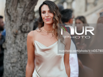 Mitzi Peirone is attending the 70th Taormina Film Festival in Taormina, Italy, on July 13, 2024. (