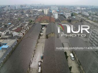 A general view of downtown is being seen in Yangzhou, China. (