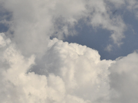 The sky is becoming cloudy in Ankara, Turkey, on July 14, 2024. (