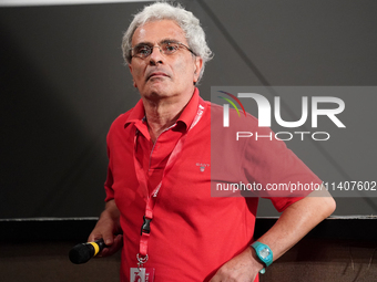 Aurelio Grimaldi is attending the 70th Taormina Film Festival in Taormina, Italy, on July 14, 2024. (