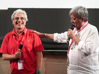 Tony Sperandeo is attending the 70th Taormina Film Festival in Taormina, Italy, on July 14, 2024. (