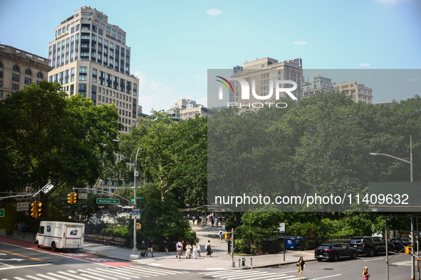 Madison Square Park in Manhattan, New York City, United States of America on July 5th, 2024. 