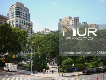 Madison Square Park in Manhattan, New York City, United States of America on July 5th, 2024. (