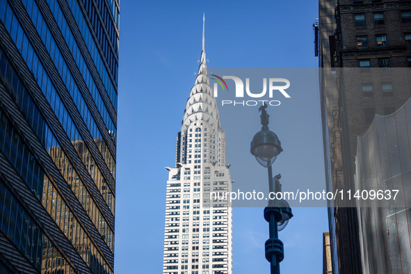 Chrysler Building in New York City, United States of America on July 5th, 2024. 