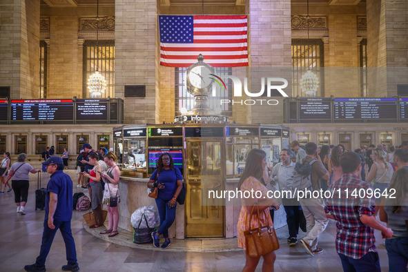 The Main Concourse of Grand Central Terminal in New York City, United States of America on July 5th, 2024. 