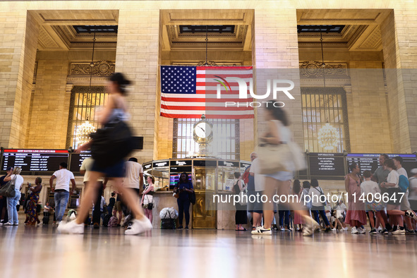 The Main Concourse of Grand Central Terminal in New York City, United States of America on July 5th, 2024. 