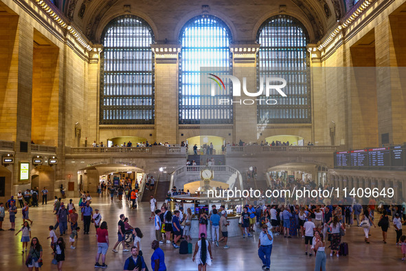 The Main Concourse of Grand Central Terminal in New York City, United States of America on July 5th, 2024. 