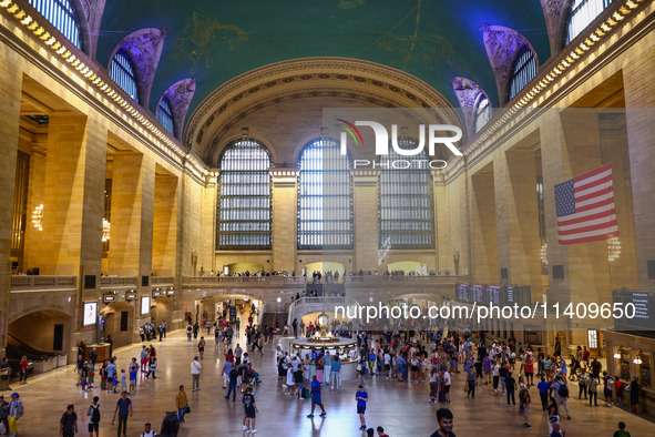 The Main Concourse of Grand Central Terminal in New York City, United States of America on July 5th, 2024. 