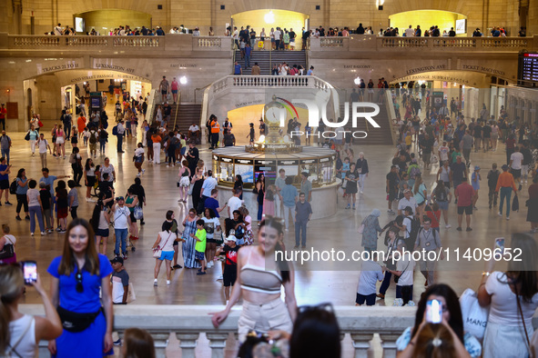 The Main Concourse of Grand Central Terminal in New York City, United States of America on July 5th, 2024. 