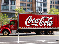 Coca-Cola truck in Washington, DC in the United States of America on July 9th, 2024. (