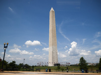 Washington Monument in Washington, DC in the United States of America on July 9th, 2024. (