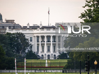 The White House building in Washington, DC in the United States of America on July 9th, 2024. (