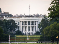 The White House building in Washington, DC in the United States of America on July 9th, 2024. (