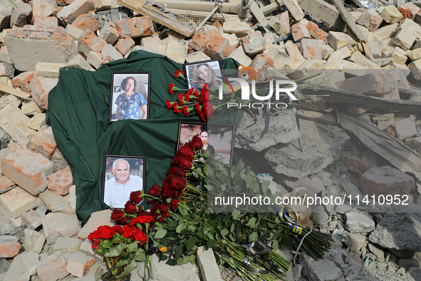 The photographs of health professionals killed by the Russian missile attack on the Ohmatdyt National Specialized Children's Hospital on Jul...