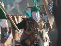 Muslims Pay Their Respects In Karbala, Iraq, on july 15, 2024.  Ashura Is A Period Of Mourning In Remembrance Of The Seventh - Century Marty...