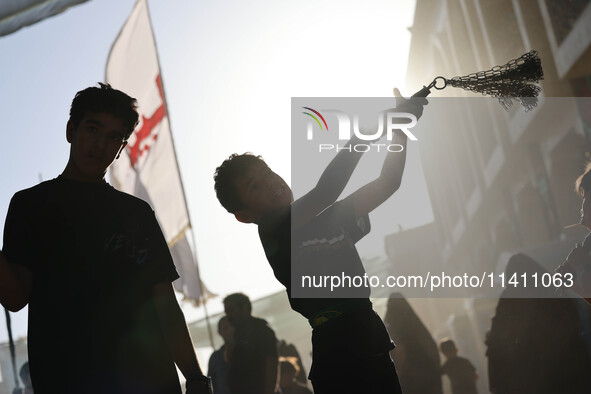 Muslims Pay Their Respects In Karbala, Iraq, on july 15, 2024.  Ashura Is A Period Of Mourning In Remembrance Of The Seventh - Century Marty...