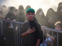 Muslims Pay Their Respects In Karbala, Iraq, on july 15, 2024.  Ashura Is A Period Of Mourning In Remembrance Of The Seventh - Century Marty...