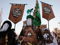 Muslims Pay Their Respects In Karbala, Iraq, on july 15, 2024.  Ashura Is A Period Of Mourning In Remembrance Of The Seventh - Century Marty...