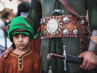 Muslims Pay Their Respects In Karbala, Iraq, on july 15, 2024.  Ashura Is A Period Of Mourning In Remembrance Of The Seventh - Century Marty...