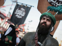 Muslims Pay Their Respects In Karbala, Iraq, on july 15, 2024.  Ashura Is A Period Of Mourning In Remembrance Of The Seventh - Century Marty...