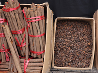 Cinnamon sticks and star anise are being sold during the Taste of the Middle East Food Festival in Toronto, Ontario, Canada, on July 06, 202...