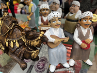 Arab figures are being sold during the Taste of the Middle East Food Festival in Toronto, Ontario, Canada, on July 06, 2024. The festival is...