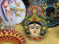 Religious items are being sold during the annual Rath Yatra festival in Toronto, Ontario, Canada, on July 13, 2024. The Rath Yatra festival...