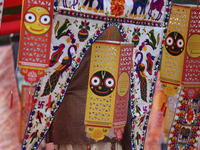 Detail of the chariot as thousands of Hindu devotees are taking part in the procession during the annual Rath Yatra festival in Toronto, Ont...