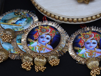 Religious items are being sold during the annual Rath Yatra festival in Toronto, Ontario, Canada, on July 13, 2024. The Rath Yatra festival...