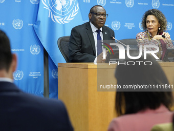 Claver Gatete, Executive Secretary, United Nations Economic Commission for Africa and Cristina Duarte, Under-Secretary-General and Special A...