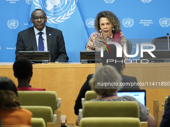 Claver Gatete, Executive Secretary, United Nations Economic Commission for Africa and Cristina Duarte, Under-Secretary-General and Special A...