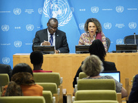 Claver Gatete, Executive Secretary, United Nations Economic Commission for Africa and Cristina Duarte, Under-Secretary-General and Special A...