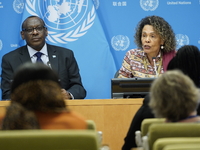 Claver Gatete, Executive Secretary, United Nations Economic Commission for Africa and Cristina Duarte, Under-Secretary-General and Special A...