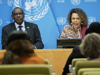 Claver Gatete, Executive Secretary, United Nations Economic Commission for Africa and Cristina Duarte, Under-Secretary-General and Special A...