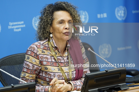  Cristina Duarte, Under-Secretary-General and Special Adviser on Africa  brief the media on the Ministerial-level Africa Day at the High-lev...