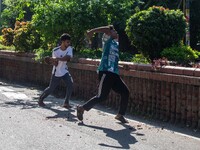 Around 250 people are being injured in a clash between Bangladesh Chhatra League activists and quota reform protesters at Dhaka University c...