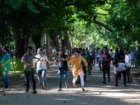  	Around 250 People Have Been Injured In A Clash Between Bangladesh Chhatra League Activists And Quota Reform Protesters At Dhaka University...