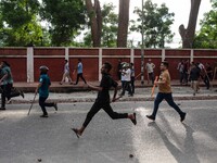  	Around 250 People Have Been Injured In A Clash Between Bangladesh Chhatra League Activists And Quota Reform Protesters At Dhaka University...