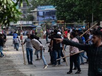  	Around 250 People Have Been Injured In A Clash Between Bangladesh Chhatra League Activists And Quota Reform Protesters At Dhaka University...