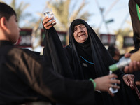 Muslims Pay Their Respects In Karbala, Iraq, on july 15, 2024. Ashura Is A Period Of Mourning In Remembrance Of The Seventh - Century Martyr...